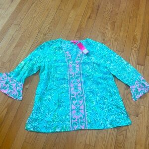 Lilly Pullitzer Keona Tunic “Hopelessly Devoted”